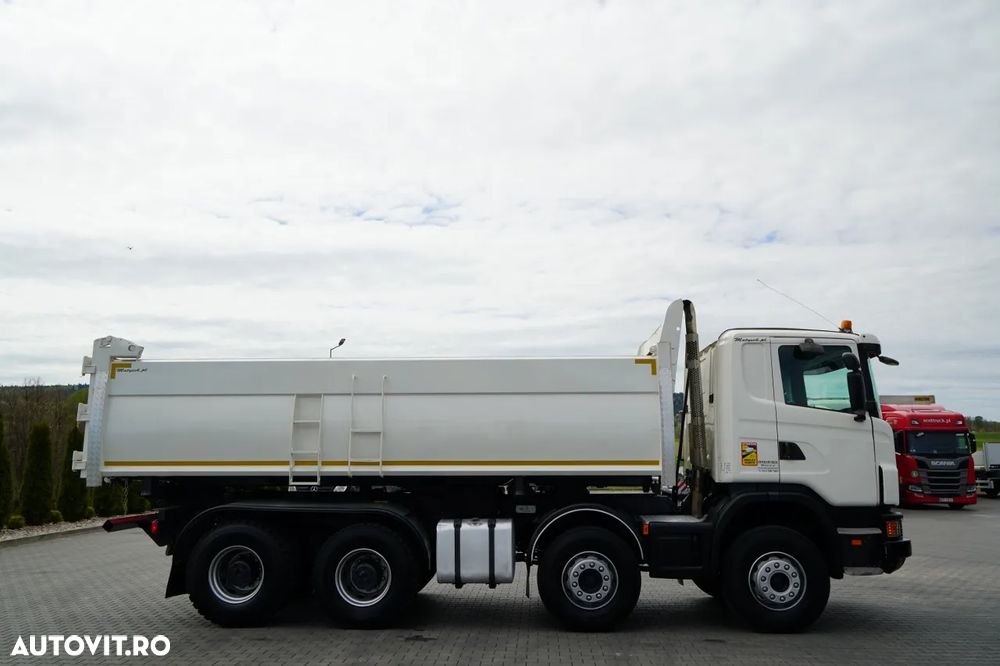 Scania G 480 / 8x4 / BASCULATOR / HIDROBRAT / BORDMATIC / MANUAL - 16
