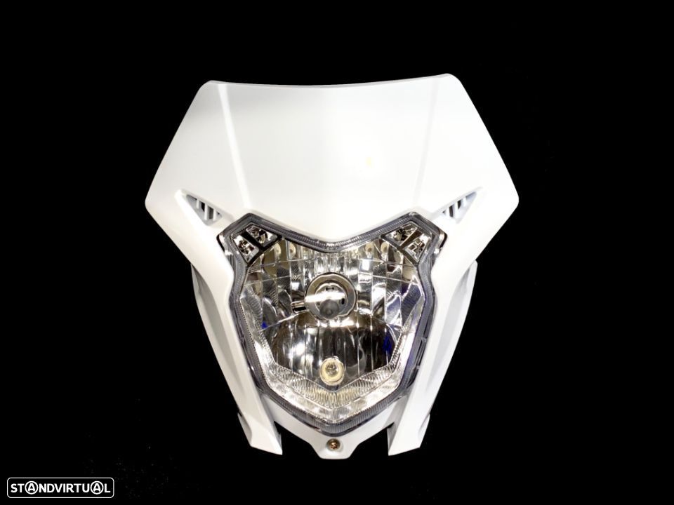 Mica farol universal tipo dt dtr xt novo luz frontal já com lâmpada - 1