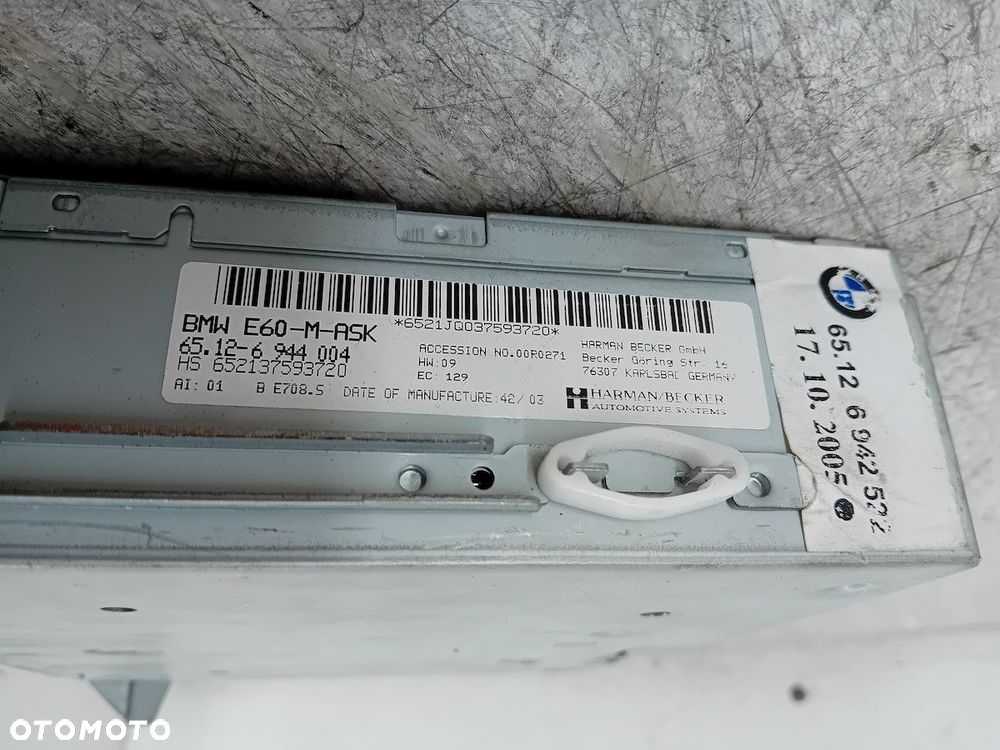 RADIO  BMW E61 65.12-6944004 - 8