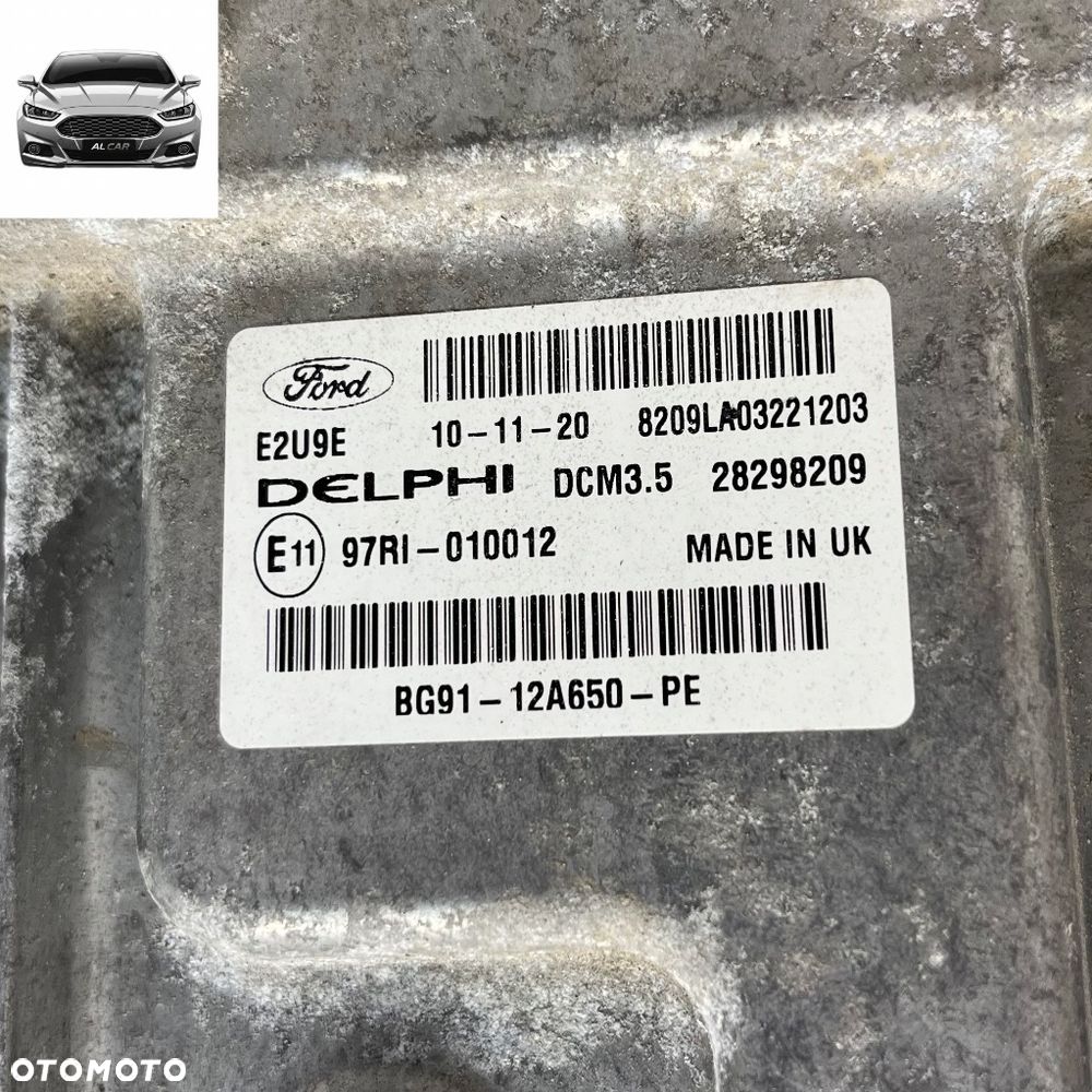 STEROWNIK SILNIKA 2.0 TDCI EURO 5 FORD MONDEO MK4 LIFT BG91-12A650-PE - 2