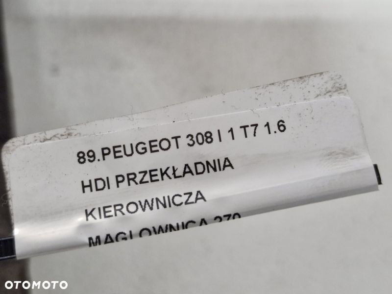 PEUGEOT 308 I 1 T7 1.6 HDI PRZEKŁADNIA KIEROWNICZA MAGLOWNICA - 9