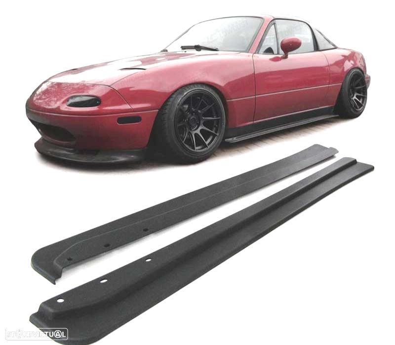 EMBALADEIRAS LATERAIS MAZDA MX5 NA 89-98 LOOK R - 1