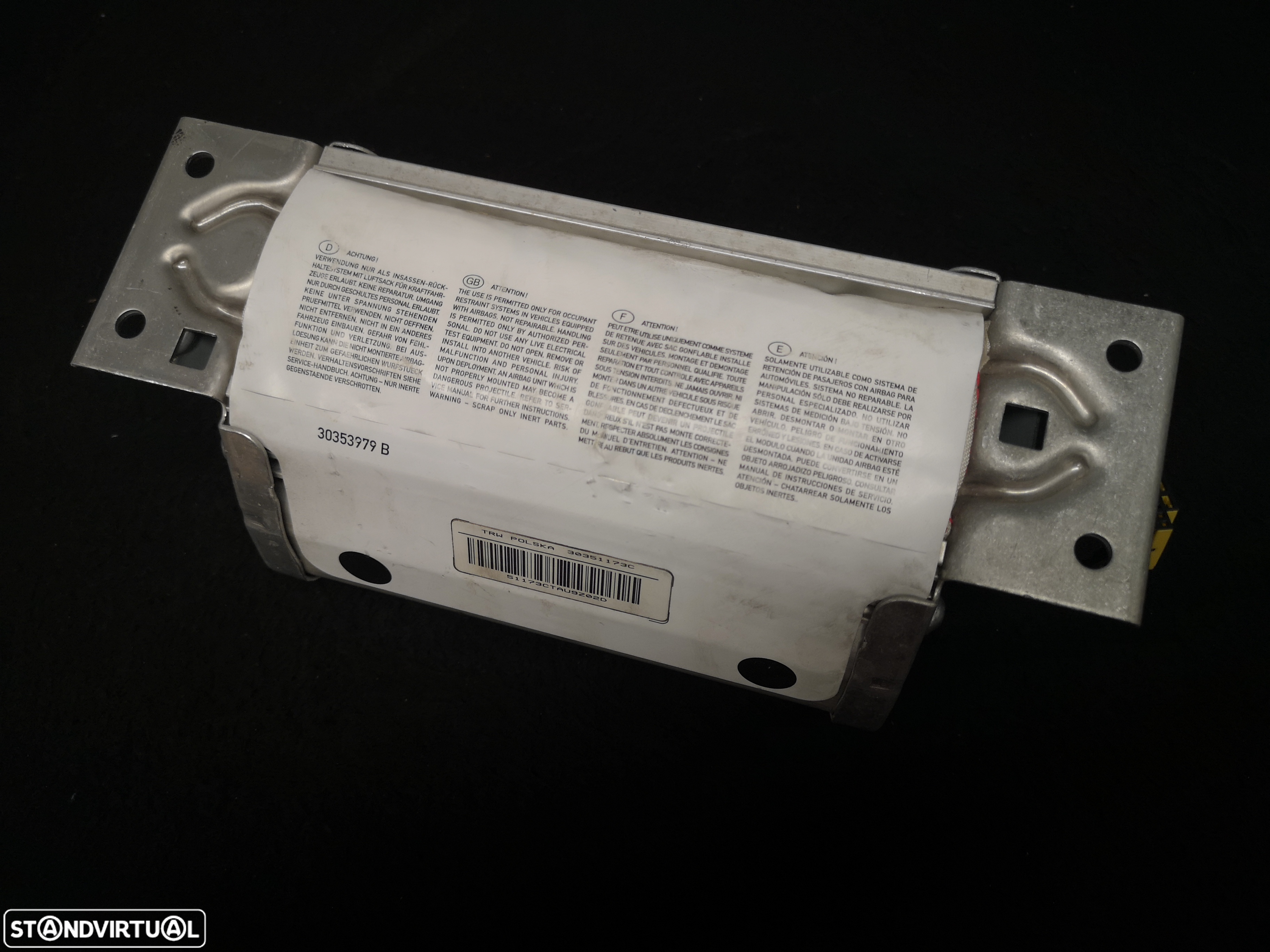 Airbag do tablier pasageiro Bmw1 e87 2004+ - 5