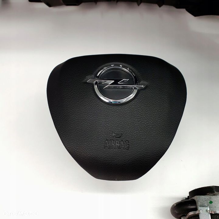 OPEL ZAFIRA C LIFT DESKA ROZDZIELCZA KONSOLA KOKPIT PULPIT PODUSZKI AIRBAG AIR BAG PASY KIT SET - 5