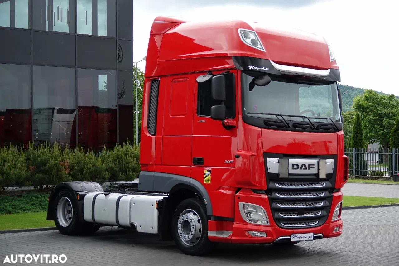DAF XF 480 / PLATĂ JOSĂ / MEGA / 2021 / SSC / DUPĂ CONTRACT DE SERVICE GOLDEN / - 2