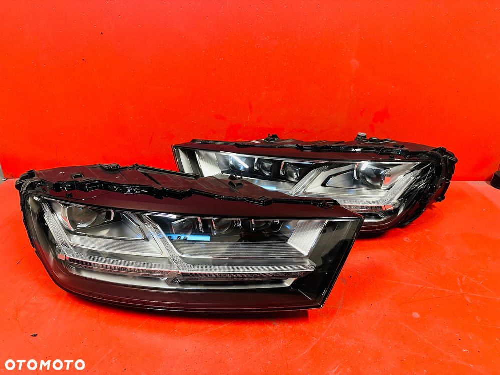 LAMPY AUDI Q7 4M0 FULL LED MATRIX PO REGENERACJI - 1