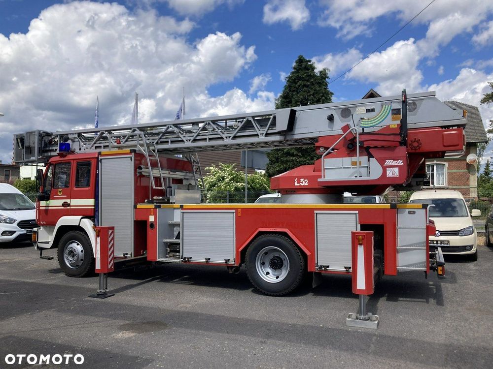 MAN Man 15,280 Straż pożarna drabina Strażacka zwyżka podnośnik Metz M2005 - 21