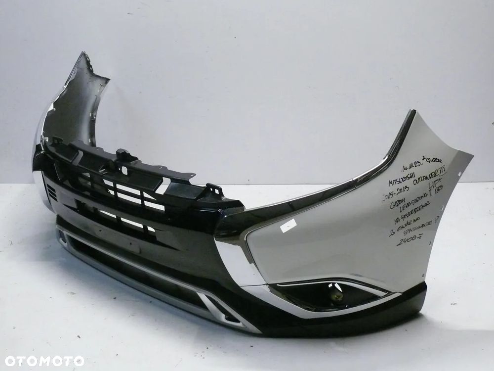 ZDERZAK PRZEDNI MITSUBISHI OUTLANDER III 3 2015 2019 LIFT XENON CHROMY - 2