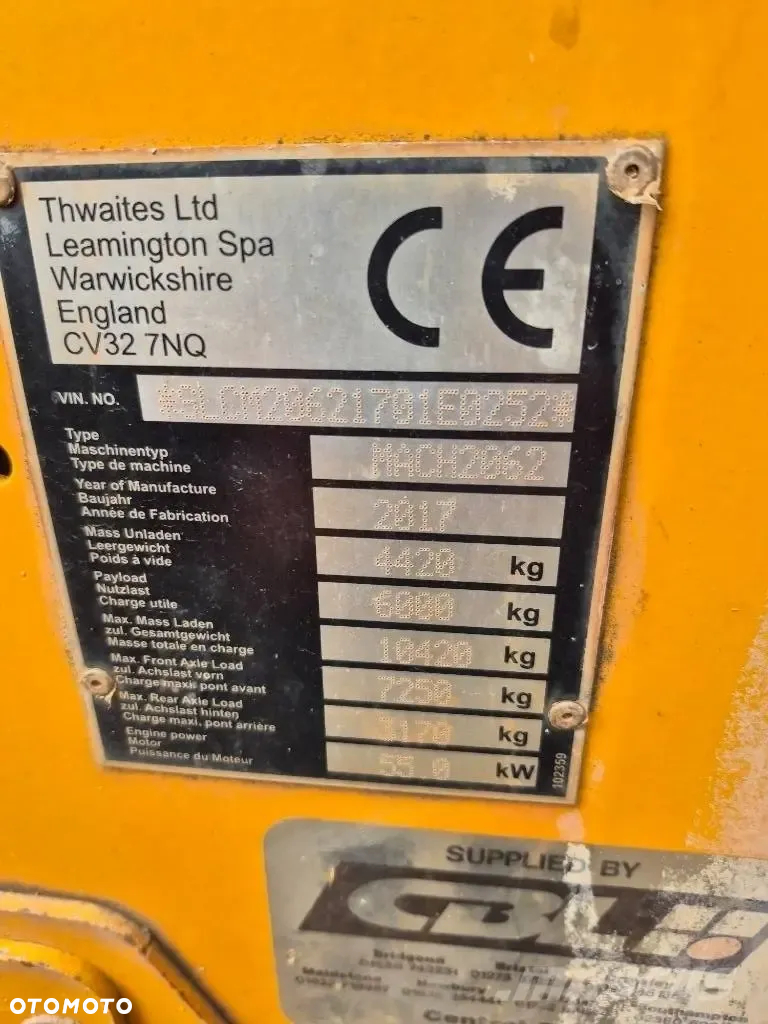 Thwaites 6000Ton - 9