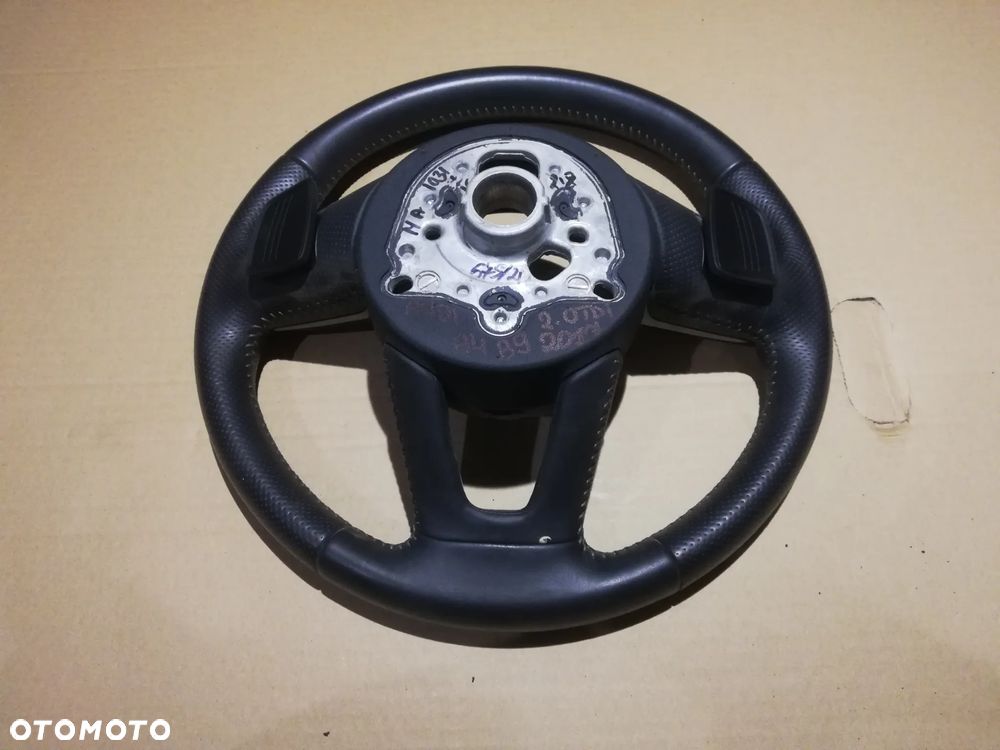 KIEROWNICA S-LINE F1 łopatki skóra niski przebieg AUDI A4 B9 A5 8W Q5 80A 2017r 8W0419091CS - 2