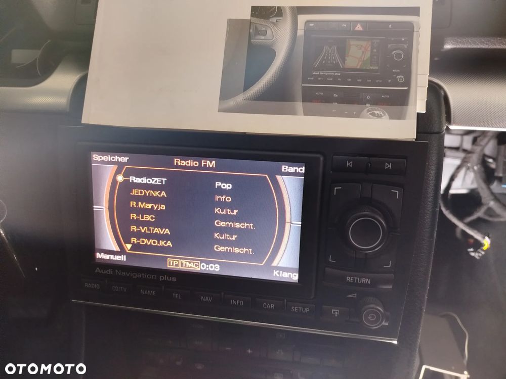 Audi A4 B7 radio nawigacja 2 DIN z kodem - 2