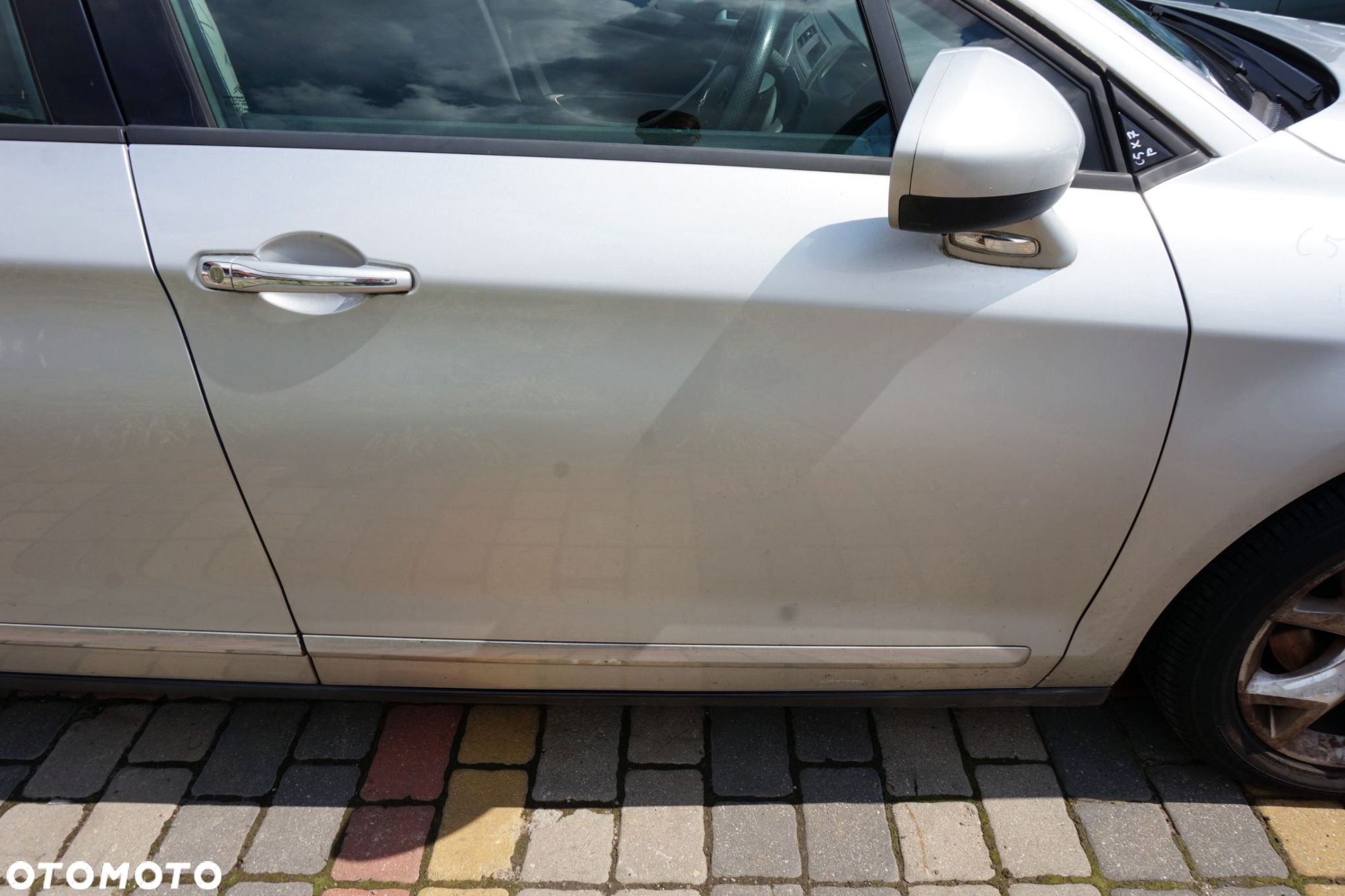 DRZWI PRZEDNIE PRAWE C5 III X7 SEDAN EZRC  SREBRNY CITROEN 2008-2017 - 2