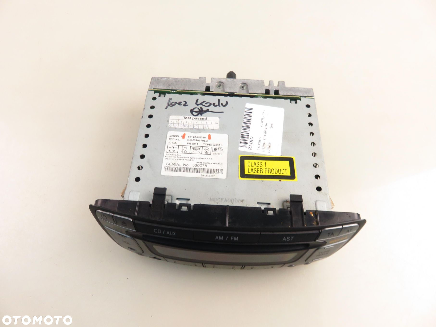 RADIO CITROEN C1 (PM_, PN_) 861200H010 - 10