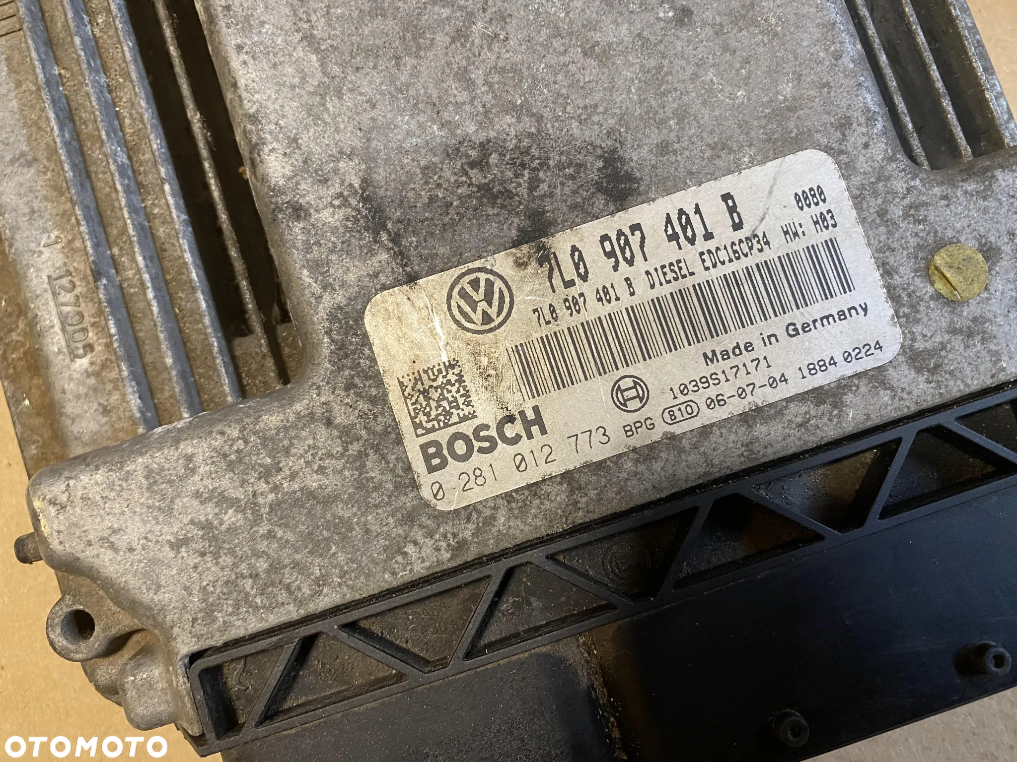 Zestaw Volkswagen Touareg 2006r 3.0 TDI BKS sterownik komputer licznik stacyjka OE - 2