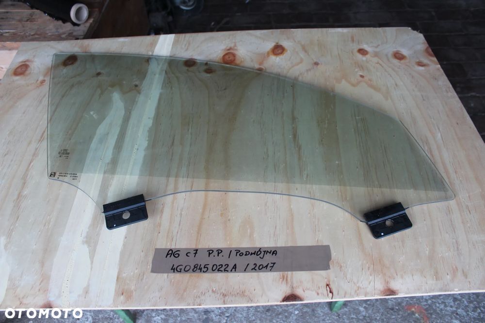 SZYBA DRZWI PRAWA PRZEDNIA PODWÓJNA AUDI A6 C7 4G0845022A 2017