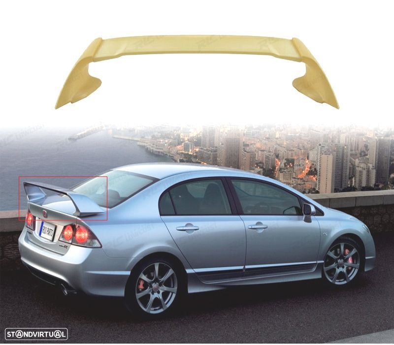 SPOILER HONDA CIVIC MK8 SEDAN 06-11 - 1