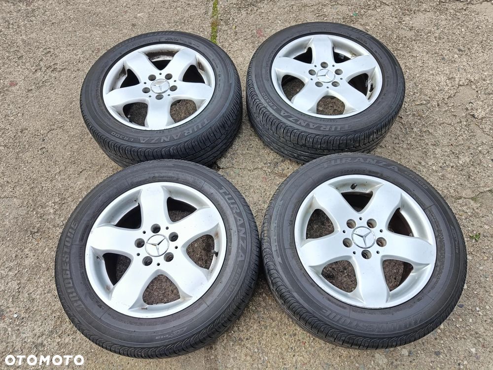 MERCEDES W211 KOŁA Felgi Aluminiowe Opony letnie 5X112 16 - 1