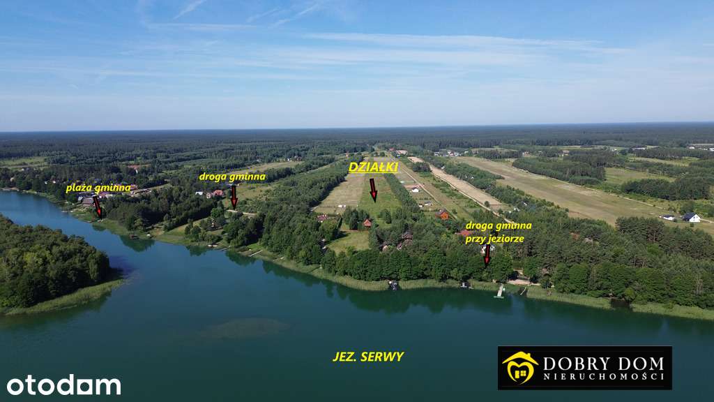 Okazja*4działki budowlane nad Serwami - Pełny obrazek: 4/8