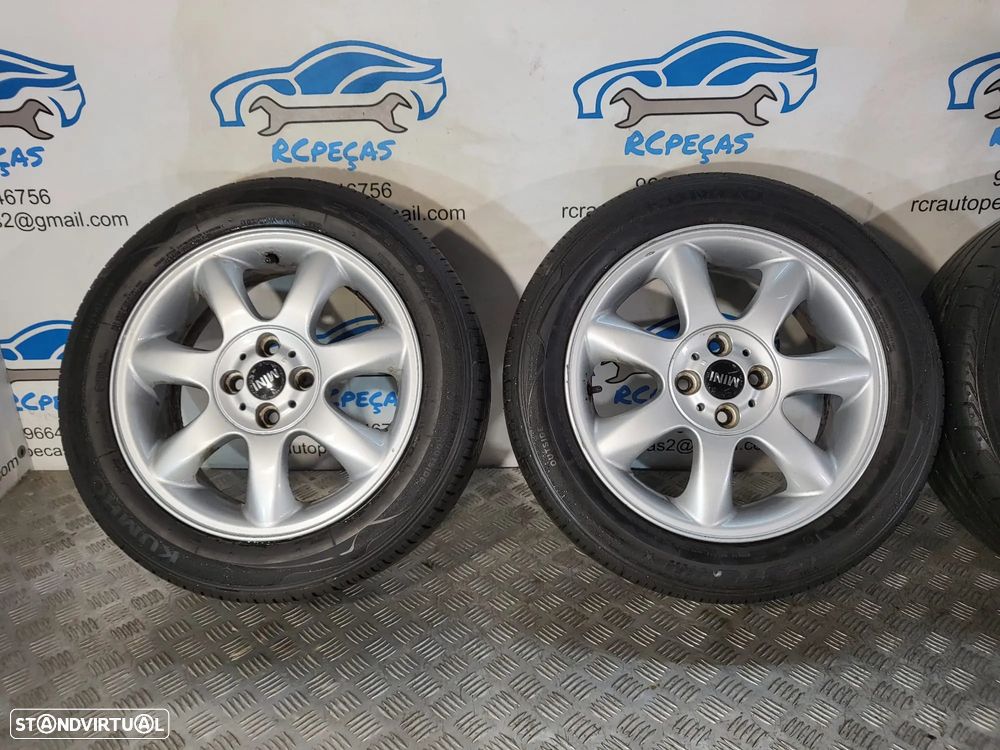 .Conjunto Jantes 16 Originais Mini One Cooper 6.5J ET48 4x100 6775684 - 6