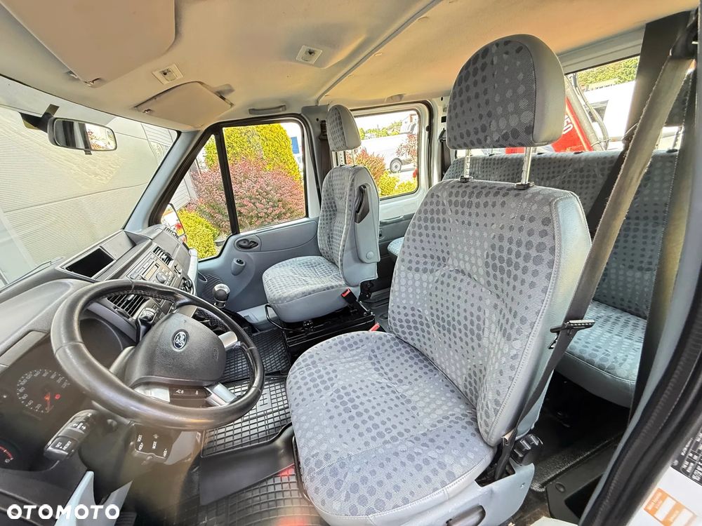 Ford Transit Doka Brygadówka 6-miejsc + Skrzynia 3.48 m + HDS Zarejestrowany w PL - 13