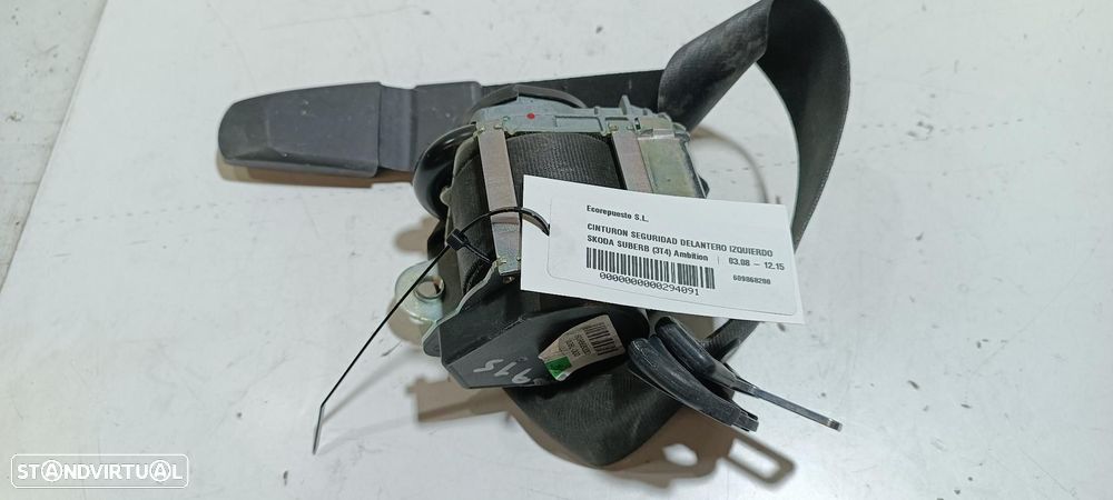 CINTO DE SEGURANÇA FRENTE ESQUERDO SKODA SUPERB 3T4 - 1