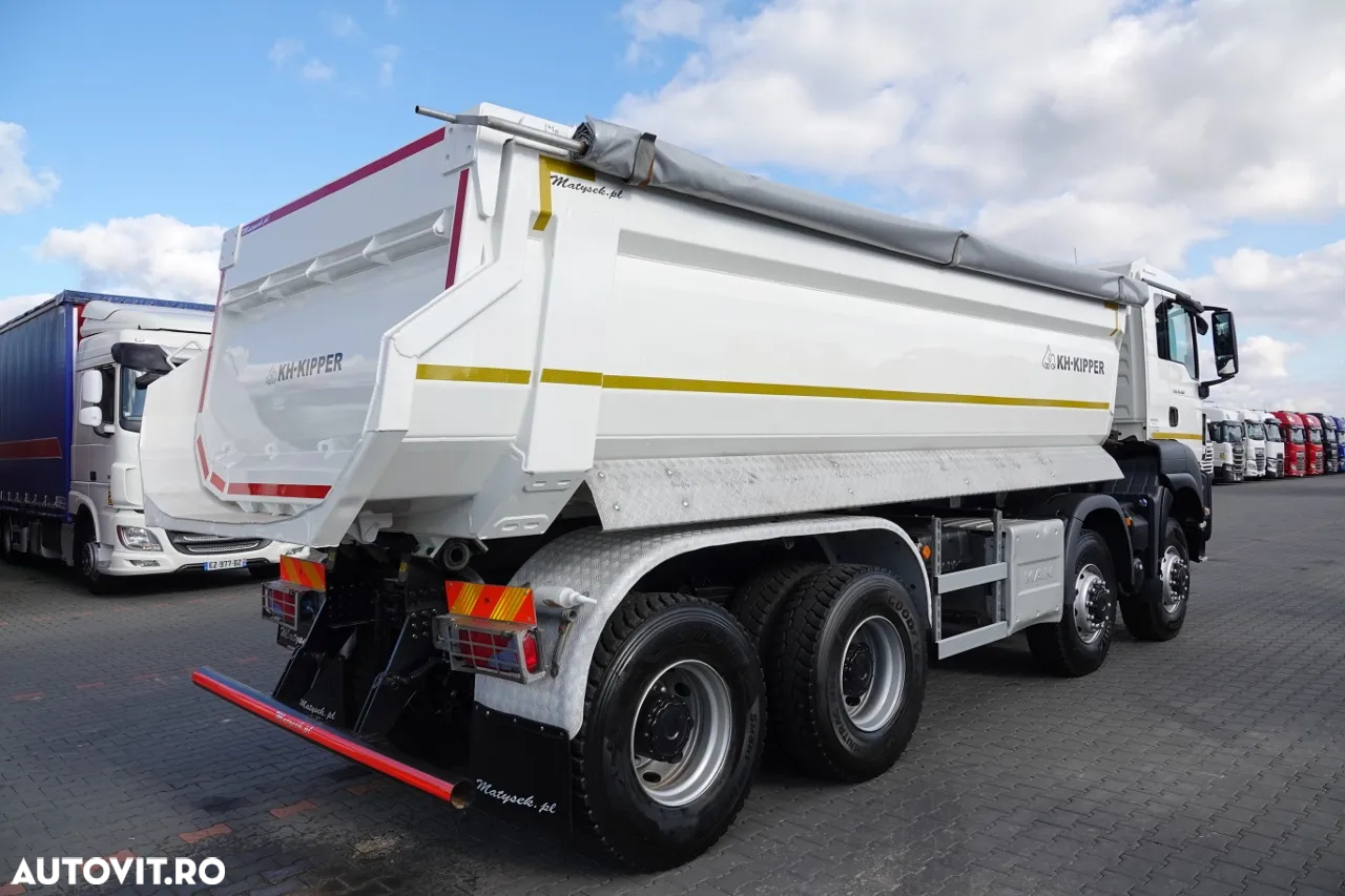 MAN TGS 41.460 / 8x8 / REAR TIPPER / MANUAL / KH-KIPPER / EURO 6 / 2019 YEAR - 8