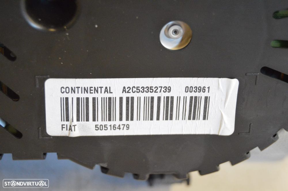 QUADRANTE MOSTRADORES PAINEL INSTRUMENTOS CONTINENTAL 50516479 A2C53352739 ALFA ROMEO GIULIETTA 940 1.6 JTDM 105CV 940A3000 - 6