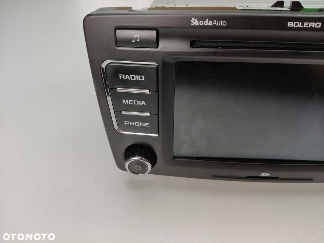 RADIO BOLERO CD SKODA OCTAVIA II YETI RAPID 1Z0035156M - 2