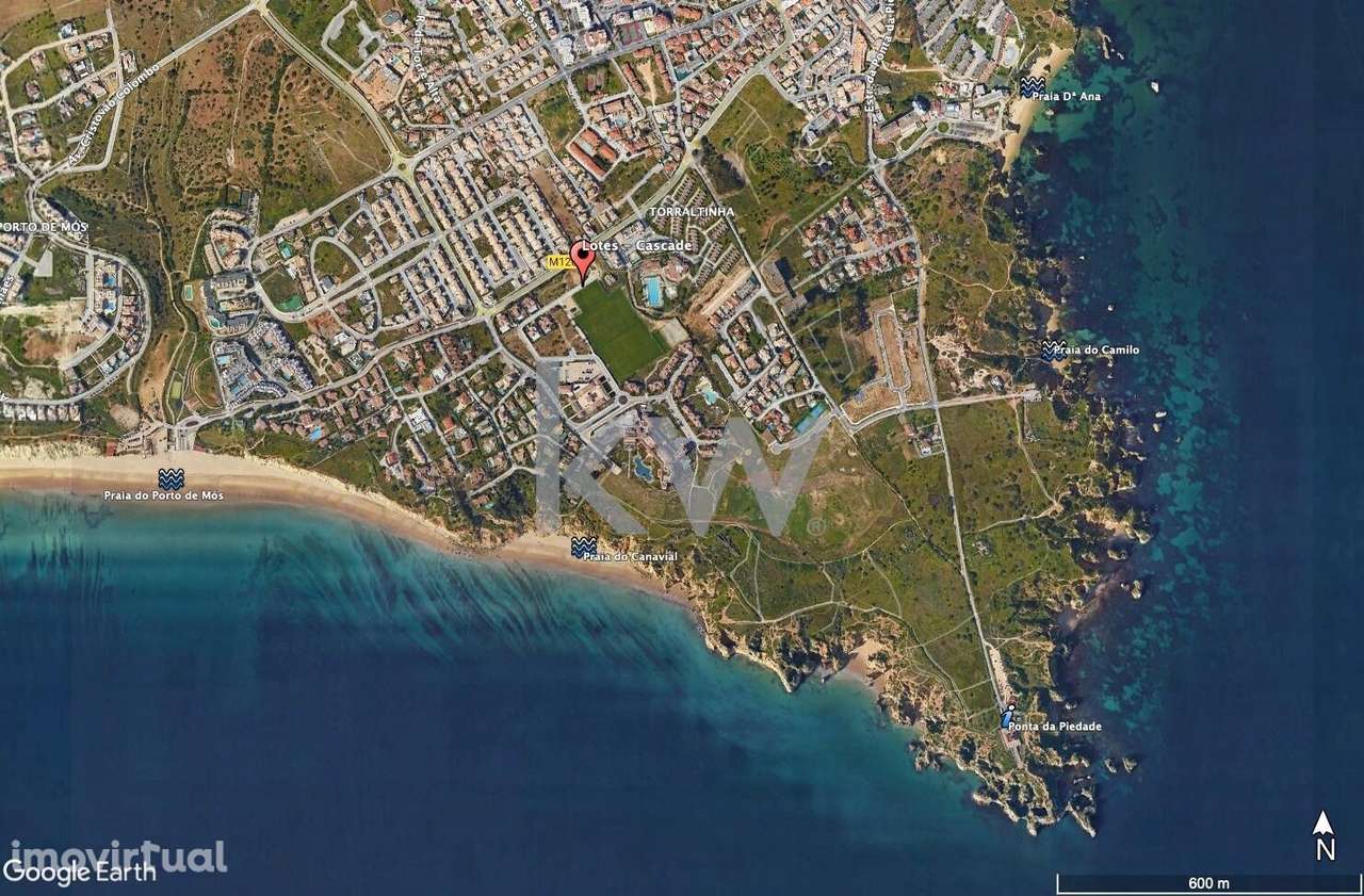Lote para construção de moradia T3 isolada em Resort de Luxo na falési - Grande imagem: 3/5