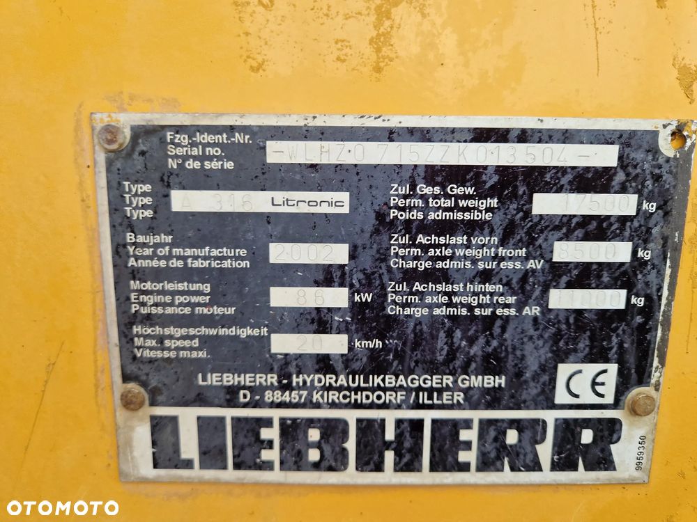 Liebherr 316 - 8