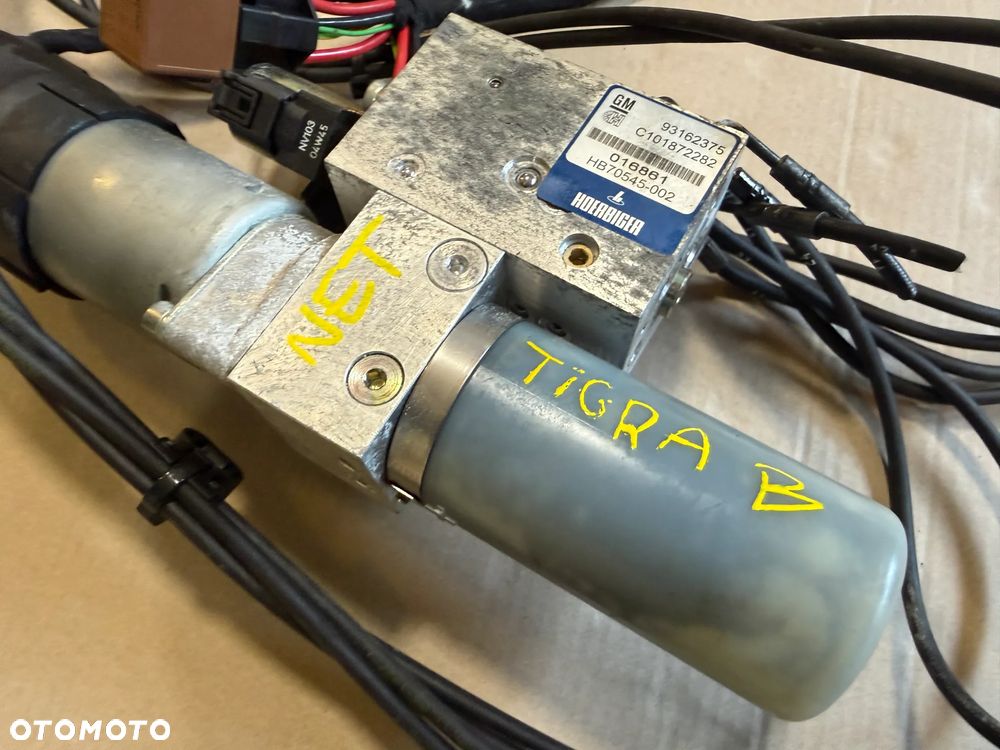 Pompa hydrauliczna dachu przewody siłowniki Opel Tigra B 93162375 OE - 4