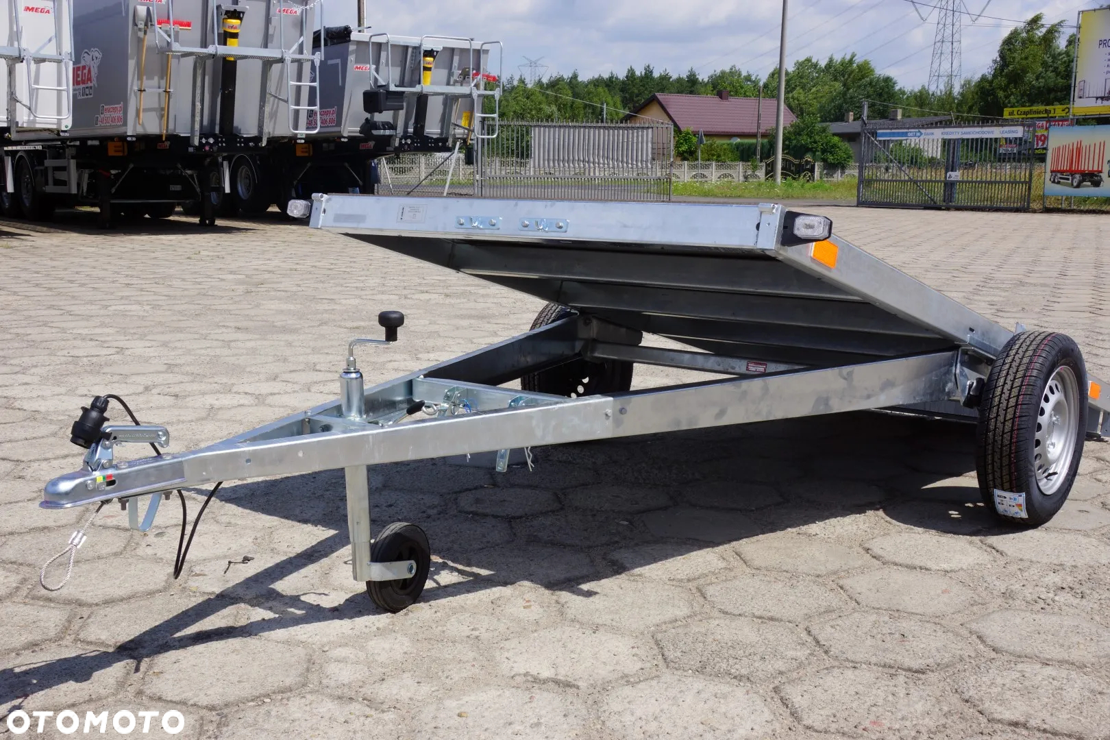 Zaslaw 1 oś, przyczepa towarowa MOCNA I SOLDNA DMC 750 KG - 27