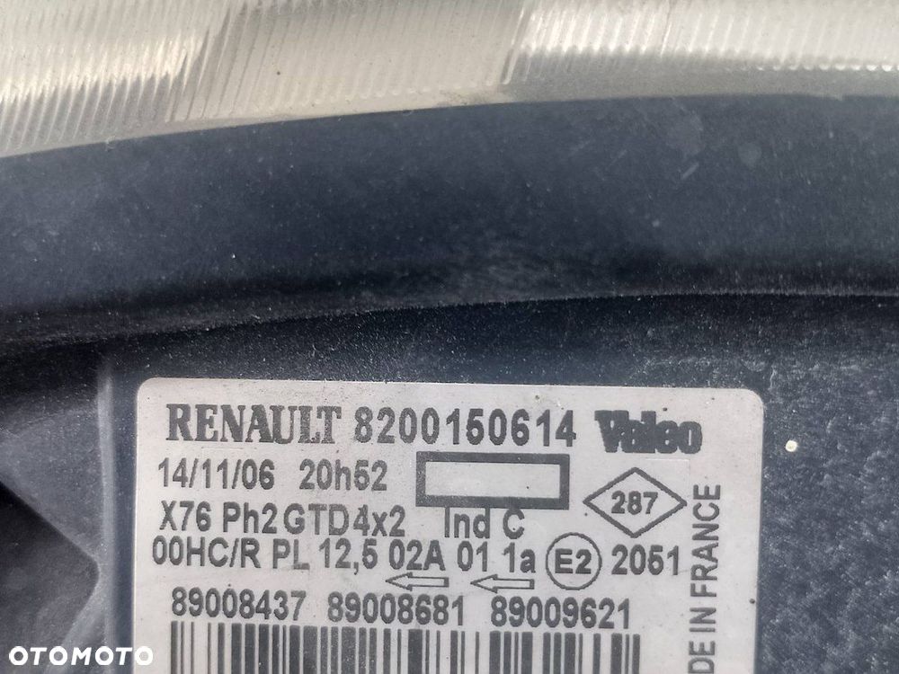 LAMPA PRZÓD LEWA RENAULT KANGOO I LIFT 8200150614  89008437 EUROPA - 7