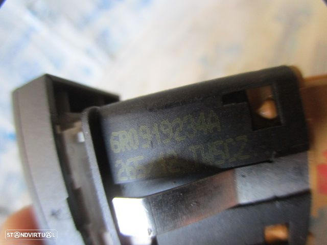 Interruptor 6R0919234A VW POLO 5 6R FASE 1 2012 1.6TDI 90CV 5P CINZA ESCURO ON OFF AIRBAG - 4