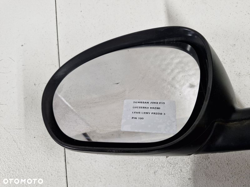 nissan juke f15 i 1 lusterko drzwi lewe lewy przód 3 pin uk - 7