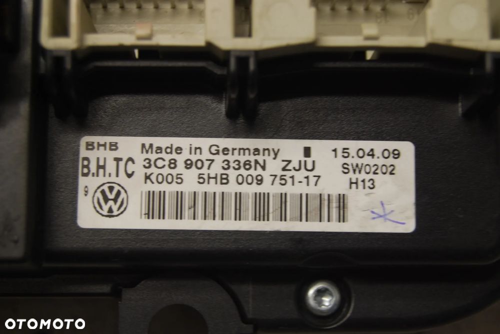 PANEL KLIMATYZACJI 3C8907336N VW PASSAT CC GOLF VI - 4