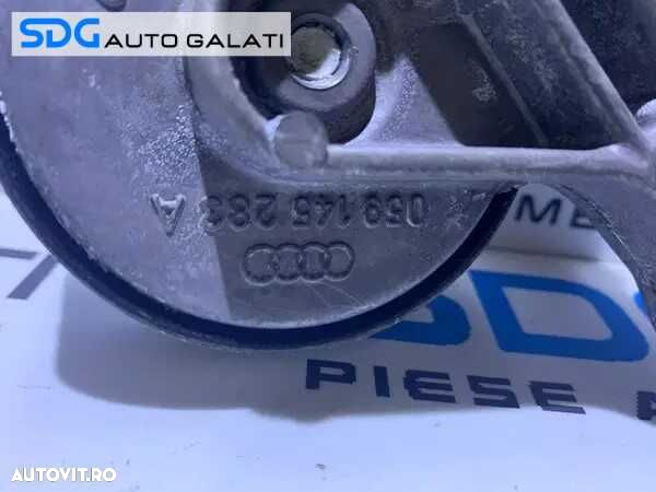 Suport Rola Intinzatoare Curea Alternator Telescop Amortizor Volkswagen Passat B5.5 2.5TDI V6 2001 - 2005 Cod 059145283A - 4