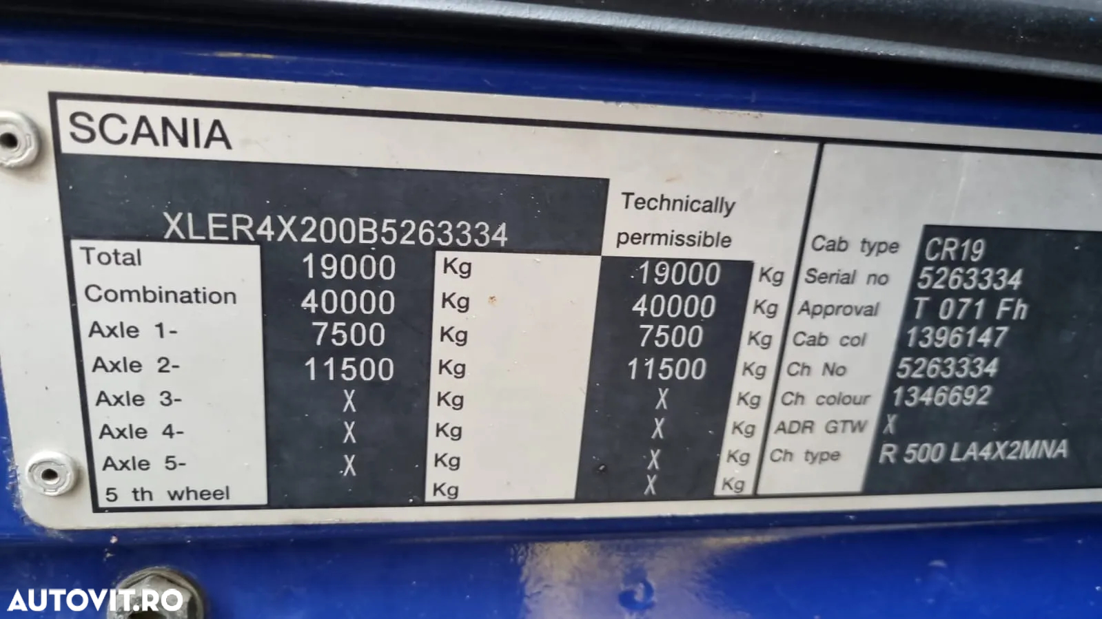 Scania Scania R500, V8, injectie PDE, euro 5, cutie de viteze automata + Retarder - 21