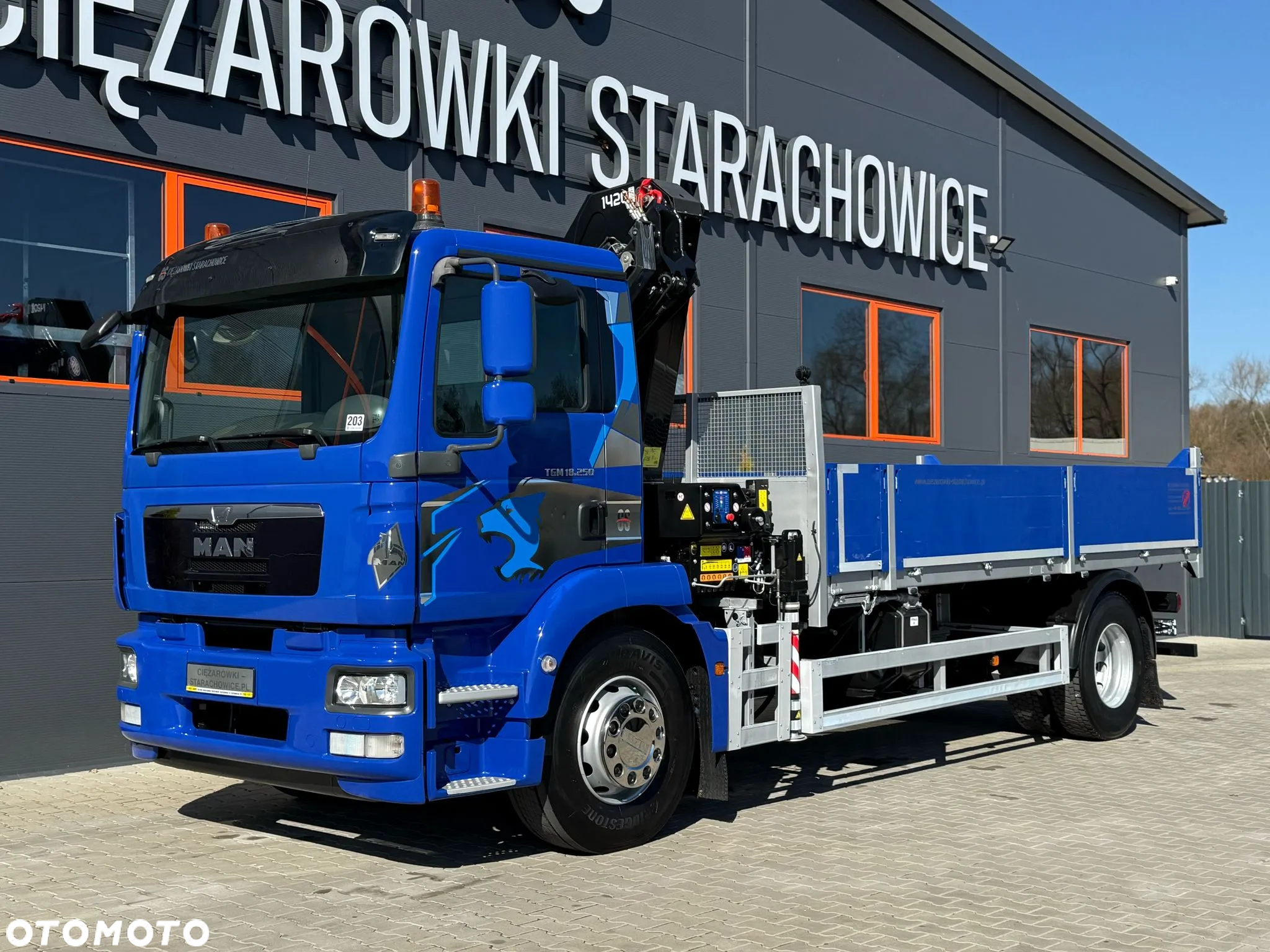 MAN TGM TGL TGS 18.250 // E5 //  wywrotka // skrzynia // HDS HMF z pilotem // 4x2 // budowlanka // kiper wywrot żuraw dzwig kran crane - 3