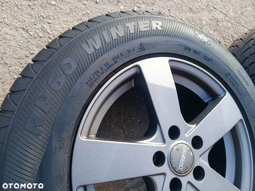 215/70R16 100H Opony Zimowe Zima PLATIN RP60 WINTER 6,5mm Legnica ALU-RAD 215/70 - 9