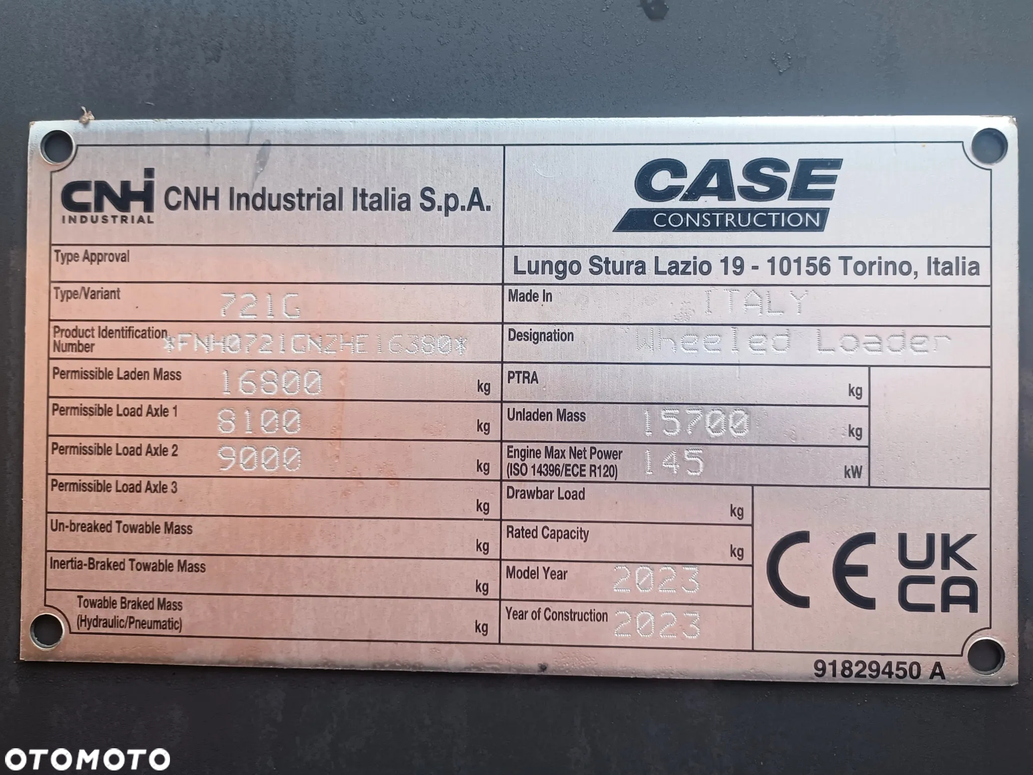 Case 721G - 9
