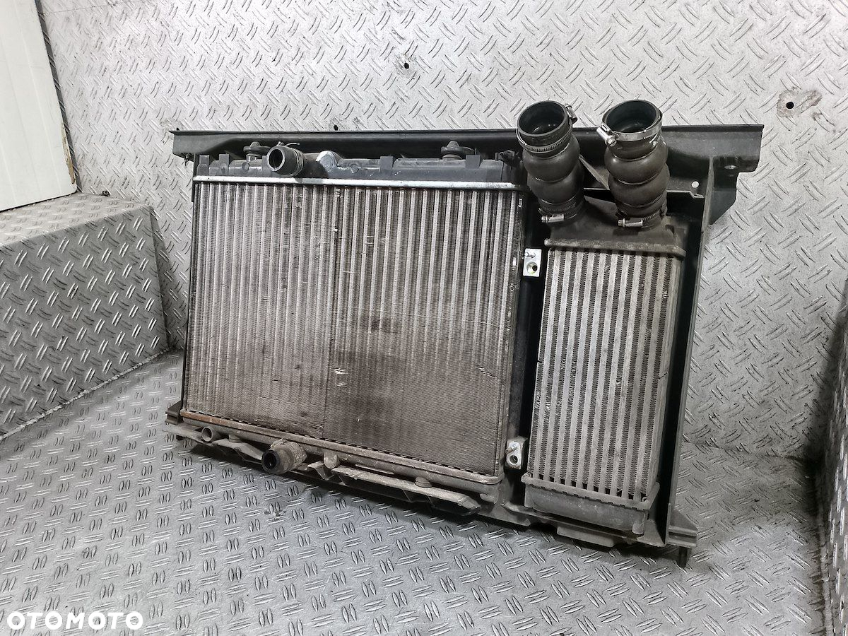 PAS PRZÓD, CHŁODNICA WODY, WENTYLATOR PEUGEOT 307 1.6 HDI - 6