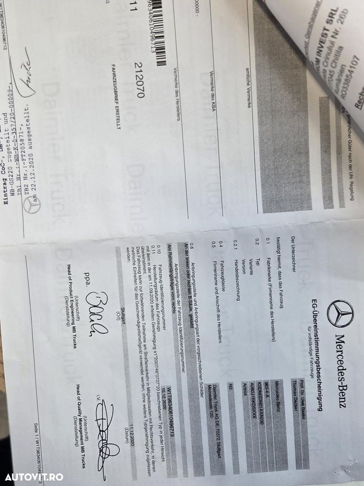 Mercedes-Benz ACTROS 18.510, AUTOMATA+RETARDER 5 trepte, SA CUPLARE REGLABILA la 1,15m si 0,9m, 2 rezervoare cumulat 680l, Spoilere cabina si sasiu, Camere in loc de oglinzi, Navigatie, Frigider, rulat in GERMANIA, posibil leasing 4 ani, PROMOTIE 45.900 EUR+tva - 38