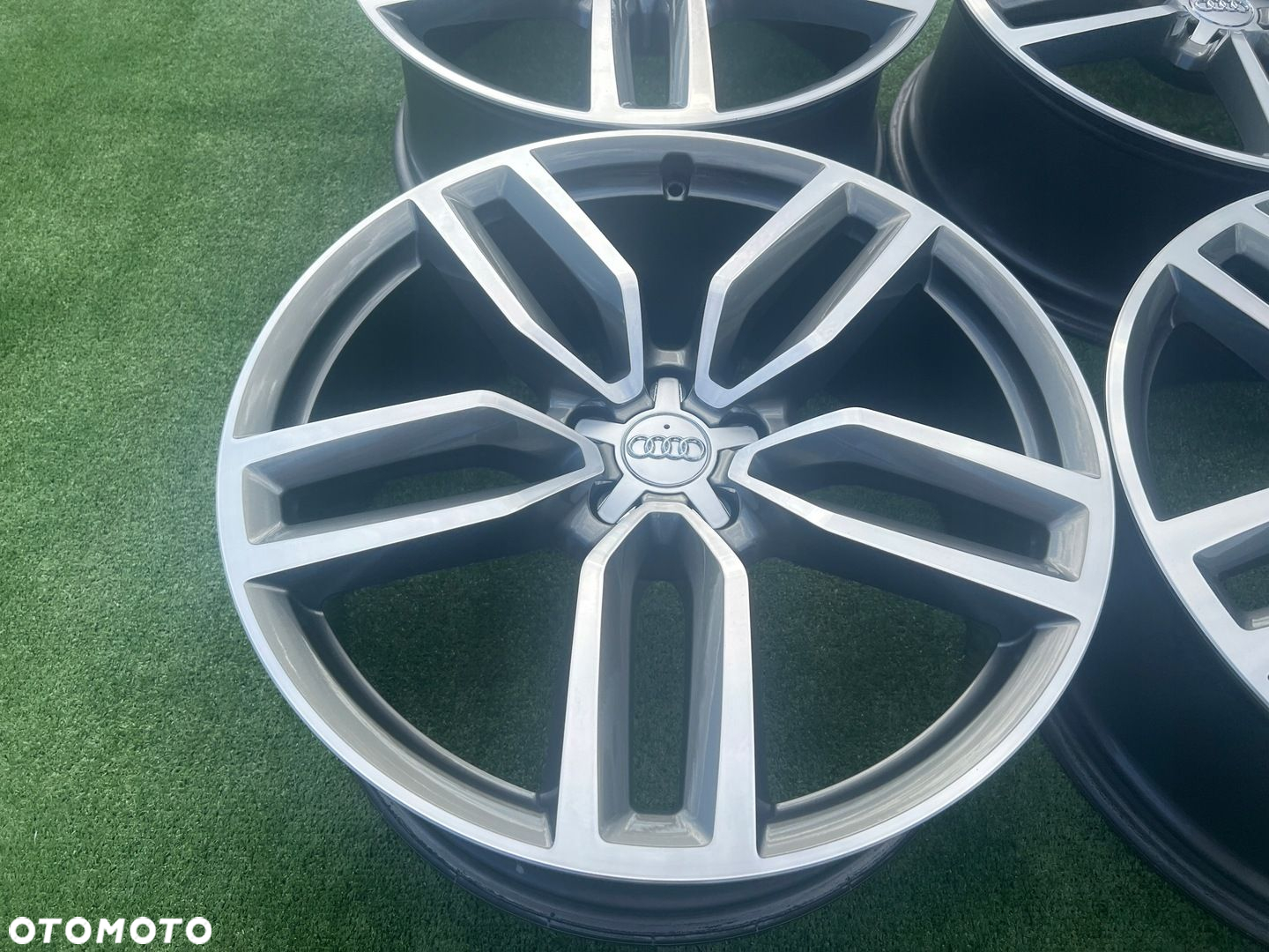 KOMPLET FELG FELGI ALU AUDI 8R0 Q5 SQ5 21 5X112 ET33 ORYGINALNE - 5