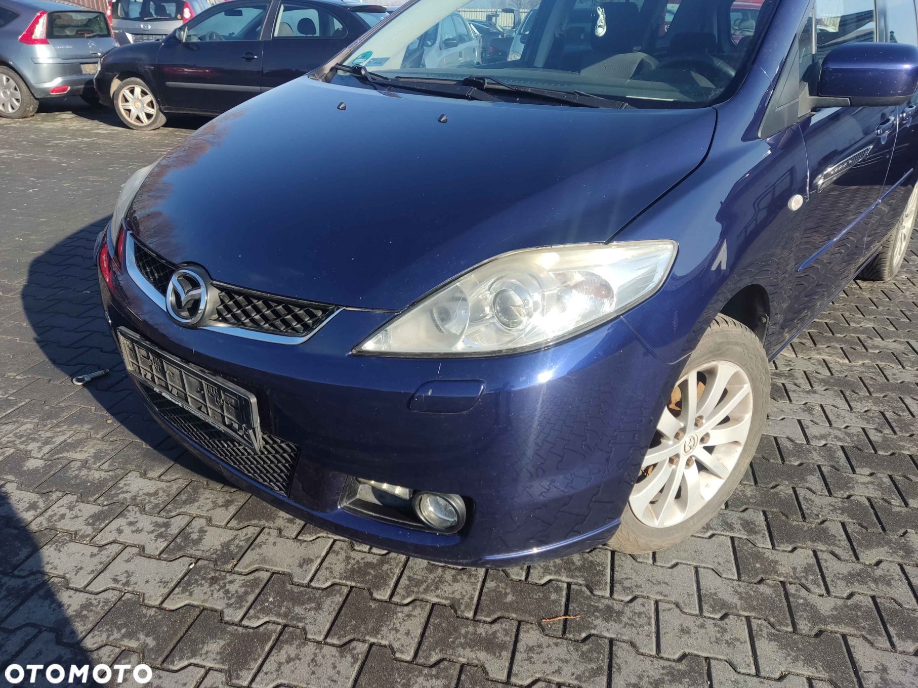 KOMPLETNY PRZÓD MASKA ZDERZAK BŁOTNIK XENON MAZDA 5 I CR 05-07r 25E - 1