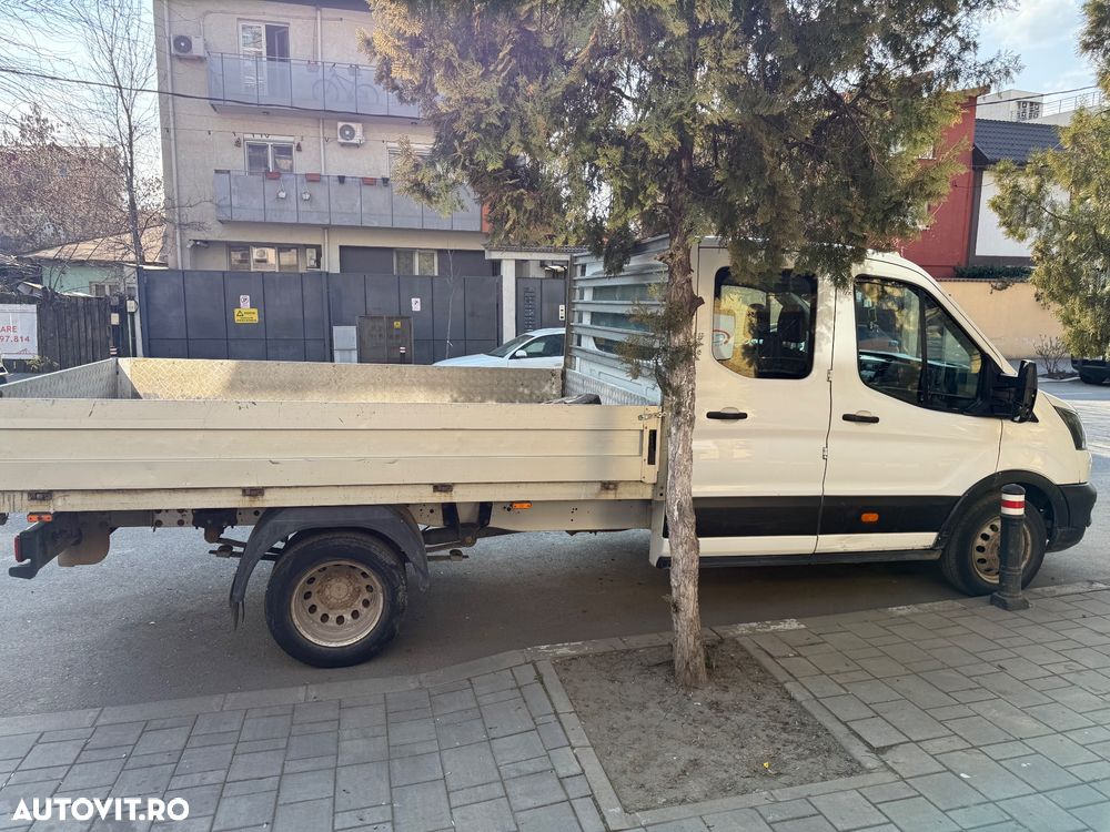 Ford Transit an 2020 L3 Unic Proprietar Dokka 7 locuri punte dubla bena camioneta basculabila NU Mercedes VW IVECO 35c Peugeot 131cai Carte Service Fără probleme - 22