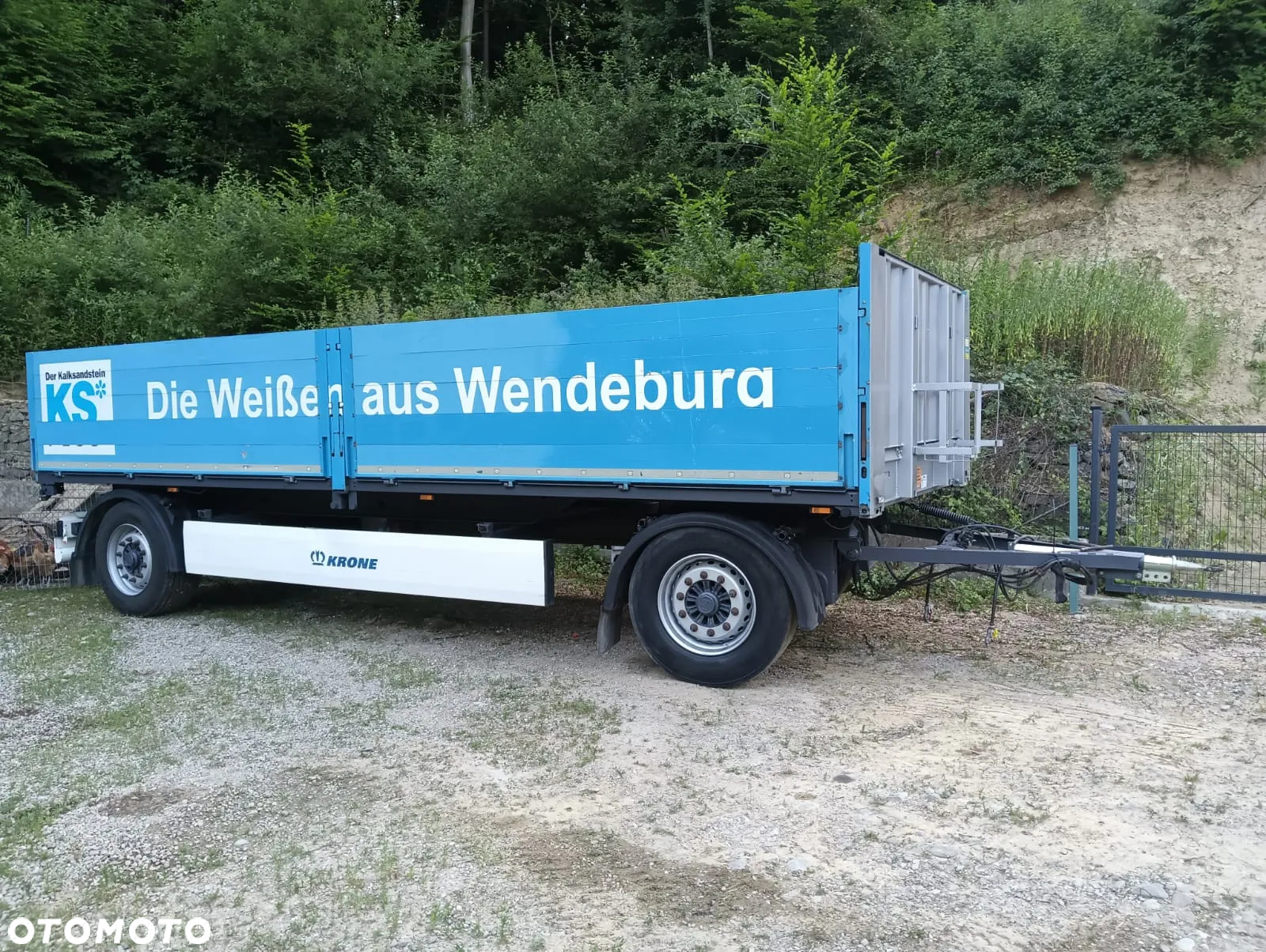 Krone przyczepa dwuosiowa dwu osiowa Burtowa burtówka rolnicza budowlana - 2