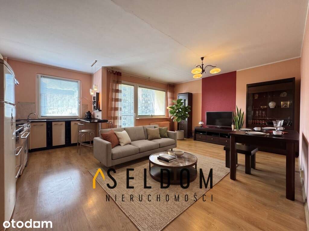3 pokoje | 62,61 m² | duża strefa dzienna