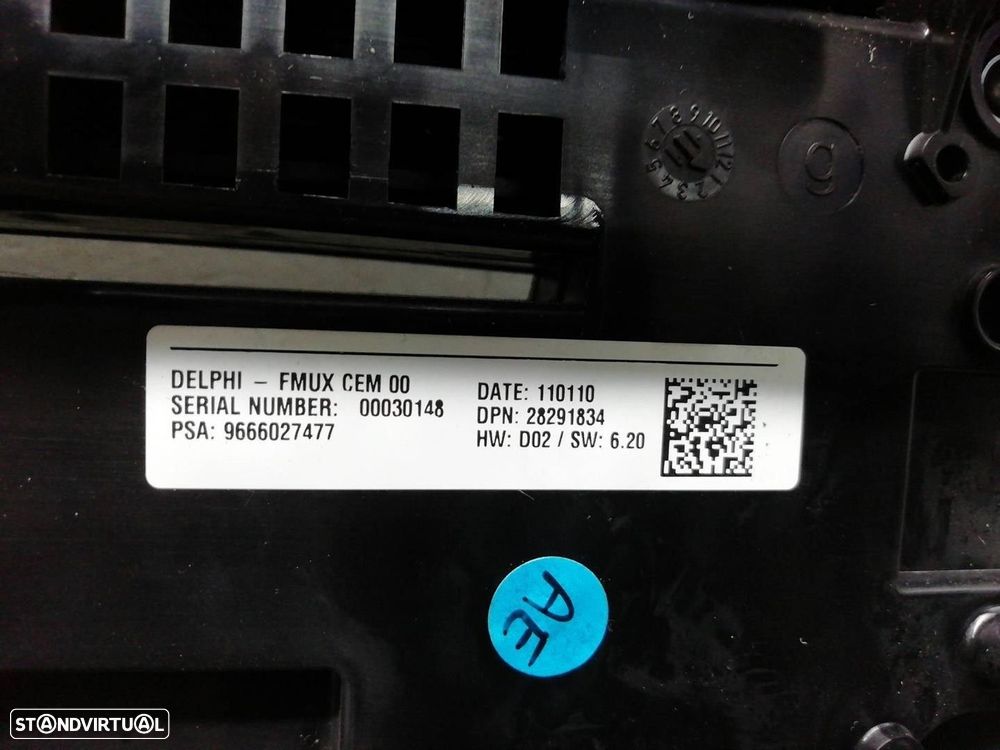 COMANDO SOFAGEM / AR CONDICIONADO CITROEN C4 II 2011 -9666027477 - 1