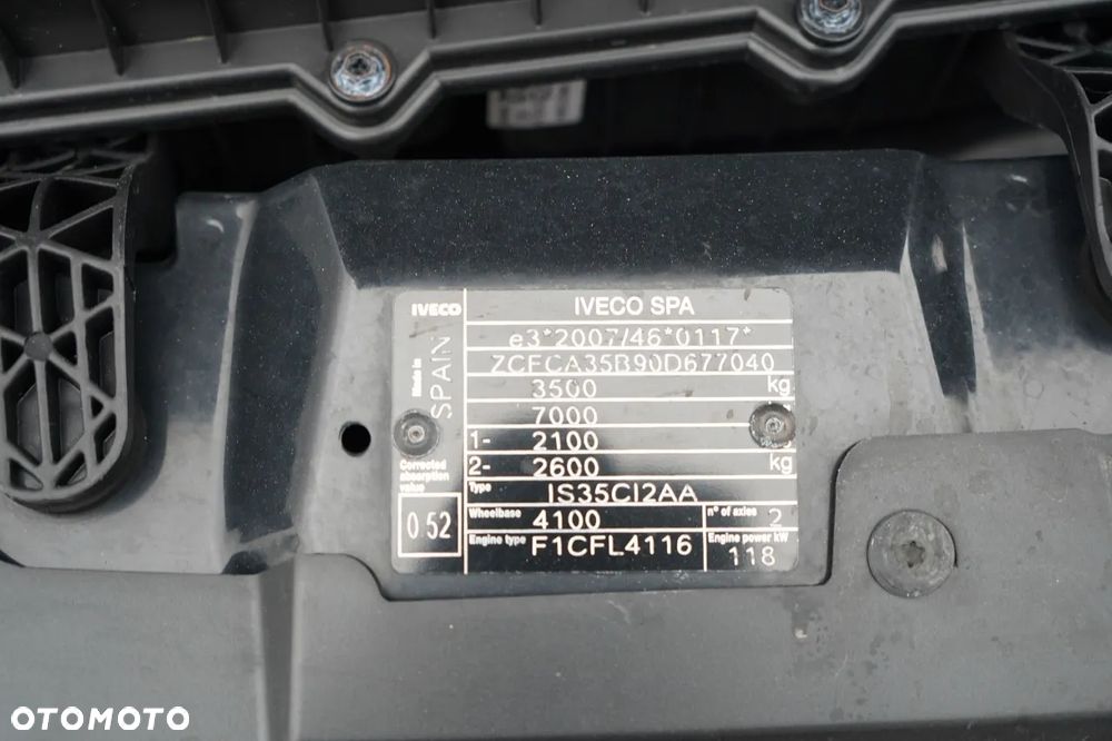 Iveco DAILY 35-160 / KONTENER 4,3 M / WINDA DHOLLANDIA  / BLIŹNIAK   DMC: 3500 KG /  2021 - 38